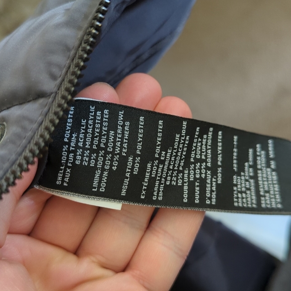 Jones New York down filled faux fur jacket - Picture 4 of 4